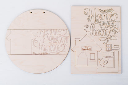Family DIY Door/Post Hanger Sign DIY Kit