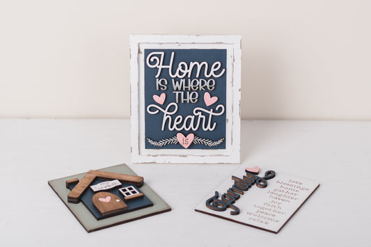 Family DIY Sign Trio Kit - Interchangeable