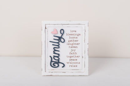 Family DIY Sign Trio Kit - Interchangeable