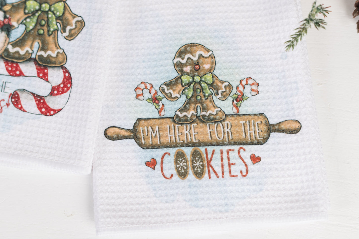 Whimsical Christmas Tea Towel