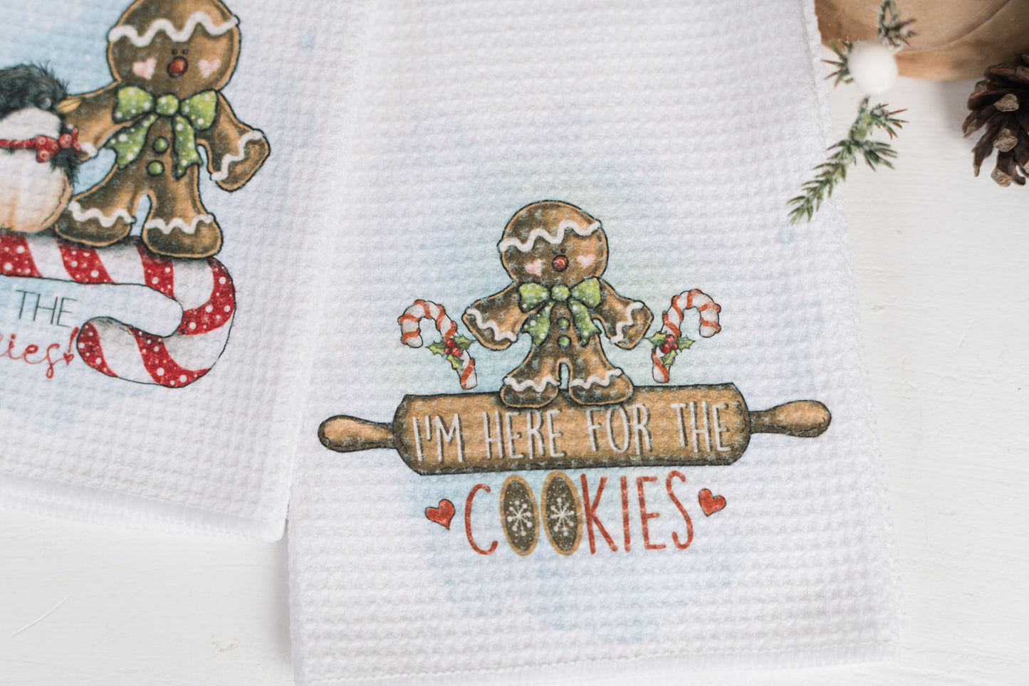 Whimsical Christmas Tea Towel