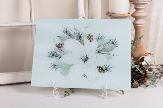 Magnolia Christmas Cutting Board