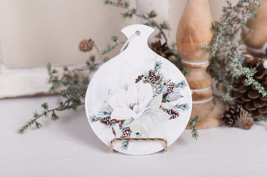 Magnolia Christmas Trivet