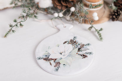Magnolia Christmas Trivet