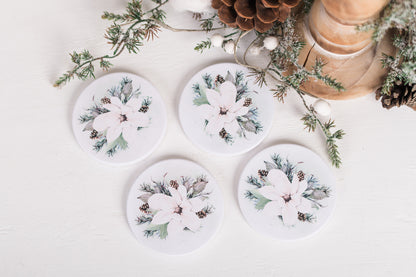 Magnolia Christmas Coasters