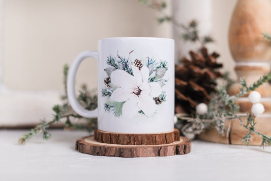 Magnolia Christmas Coffee Mugs