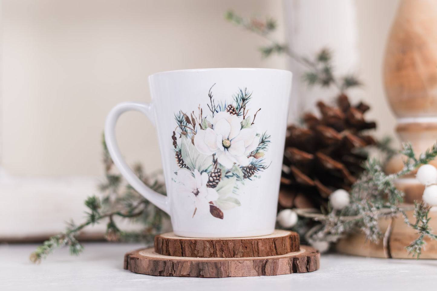 Magnolia Christmas Latte Mugs