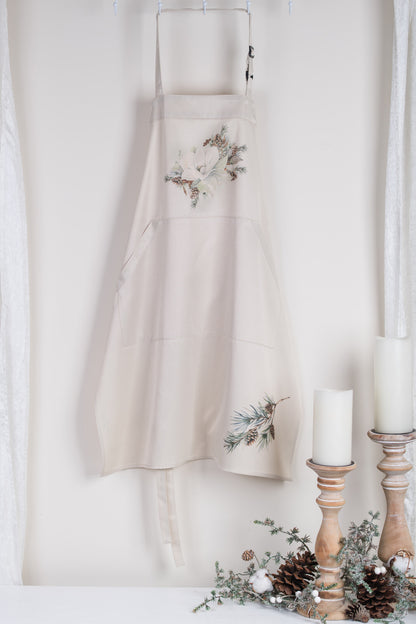 Magnolia Christmas Apron