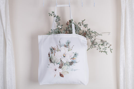 Magnolia Christmas Market Bag