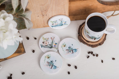Country Kitchen Coasters