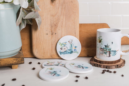Country Kitchen Coasters