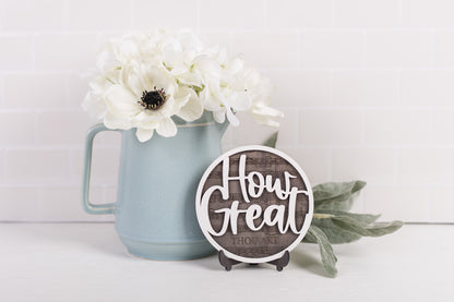 How Great Thou Art Decor Sign