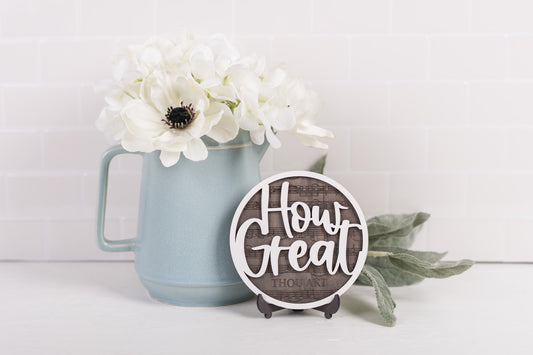 How Great Thou Art Decor Sign