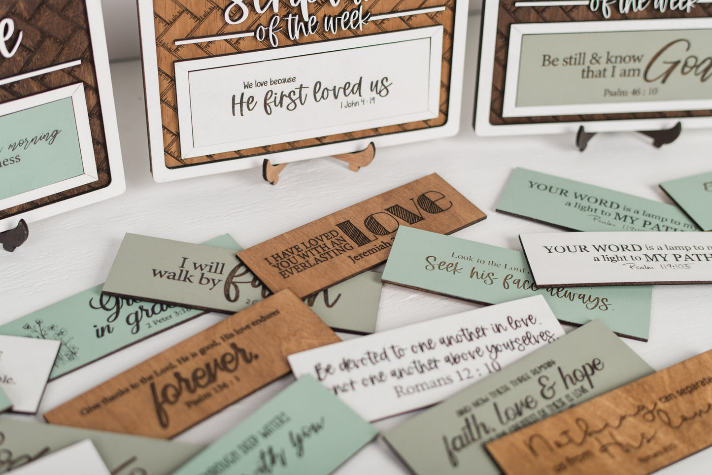 Scripture of the Week Decor Sign