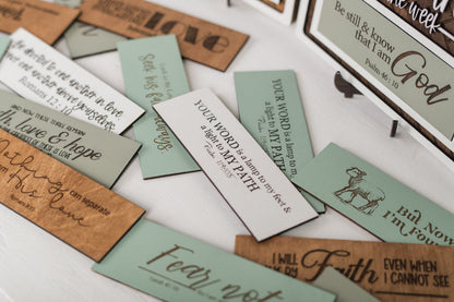 Extra Scriptures  for the Scripture of the Week Decor Sign