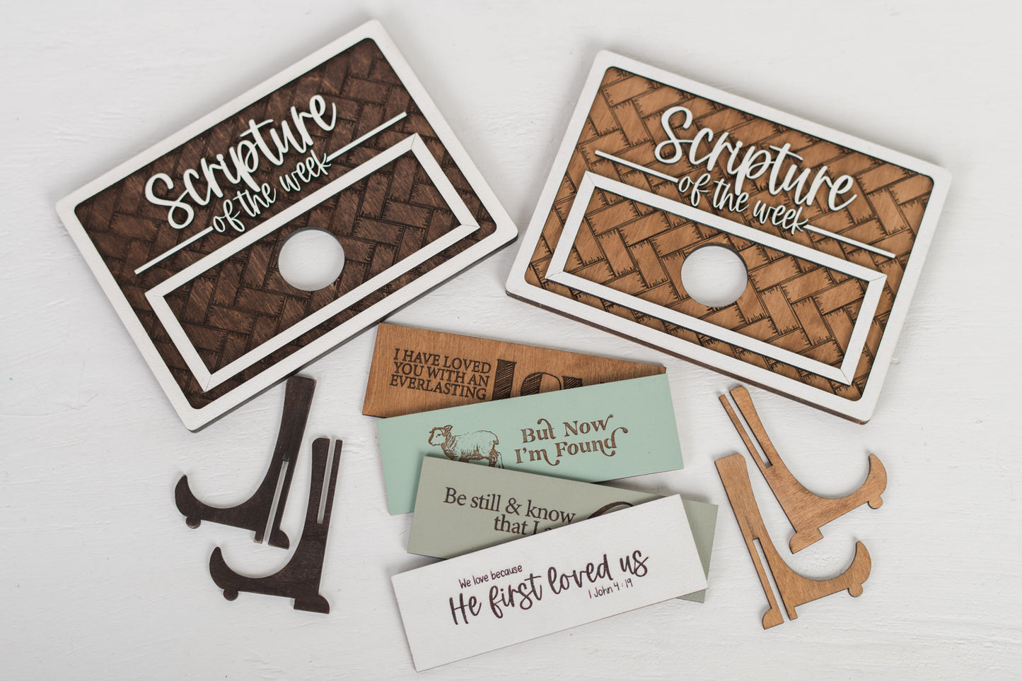 Scripture of the Week Decor Sign