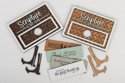 Extra Scriptures  for the Scripture of the Week Decor Sign