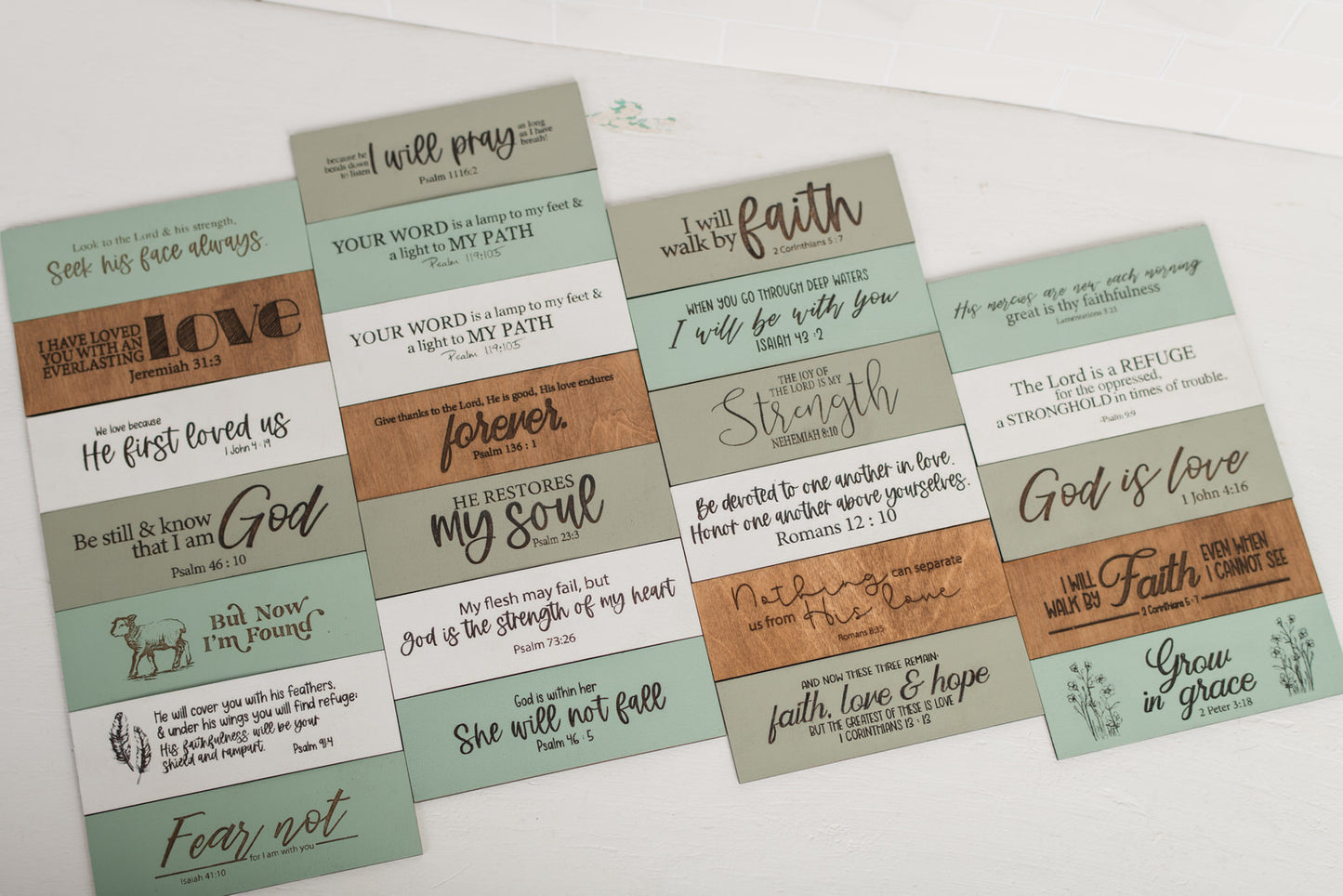 Scripture of the Week Decor Sign