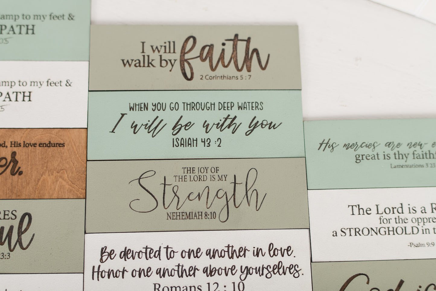 Scripture of the Week Decor Sign