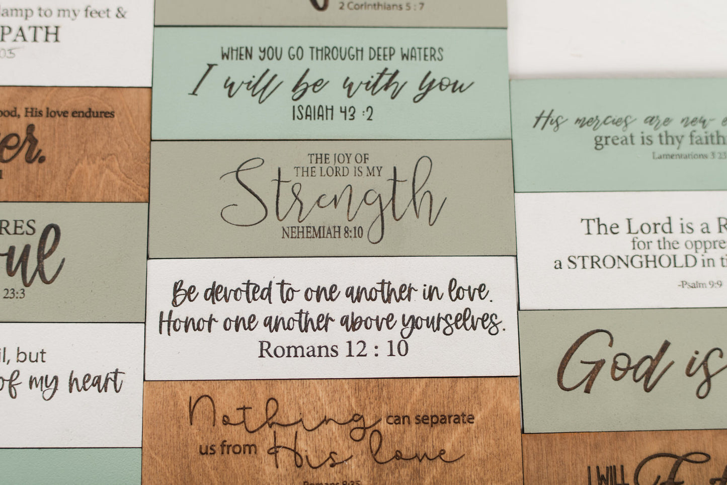 Scripture of the Week Decor Sign