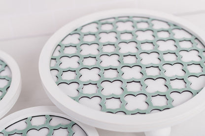 Quatrefoil Risers