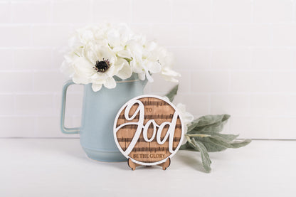 To God Be The Glory Decor Sign