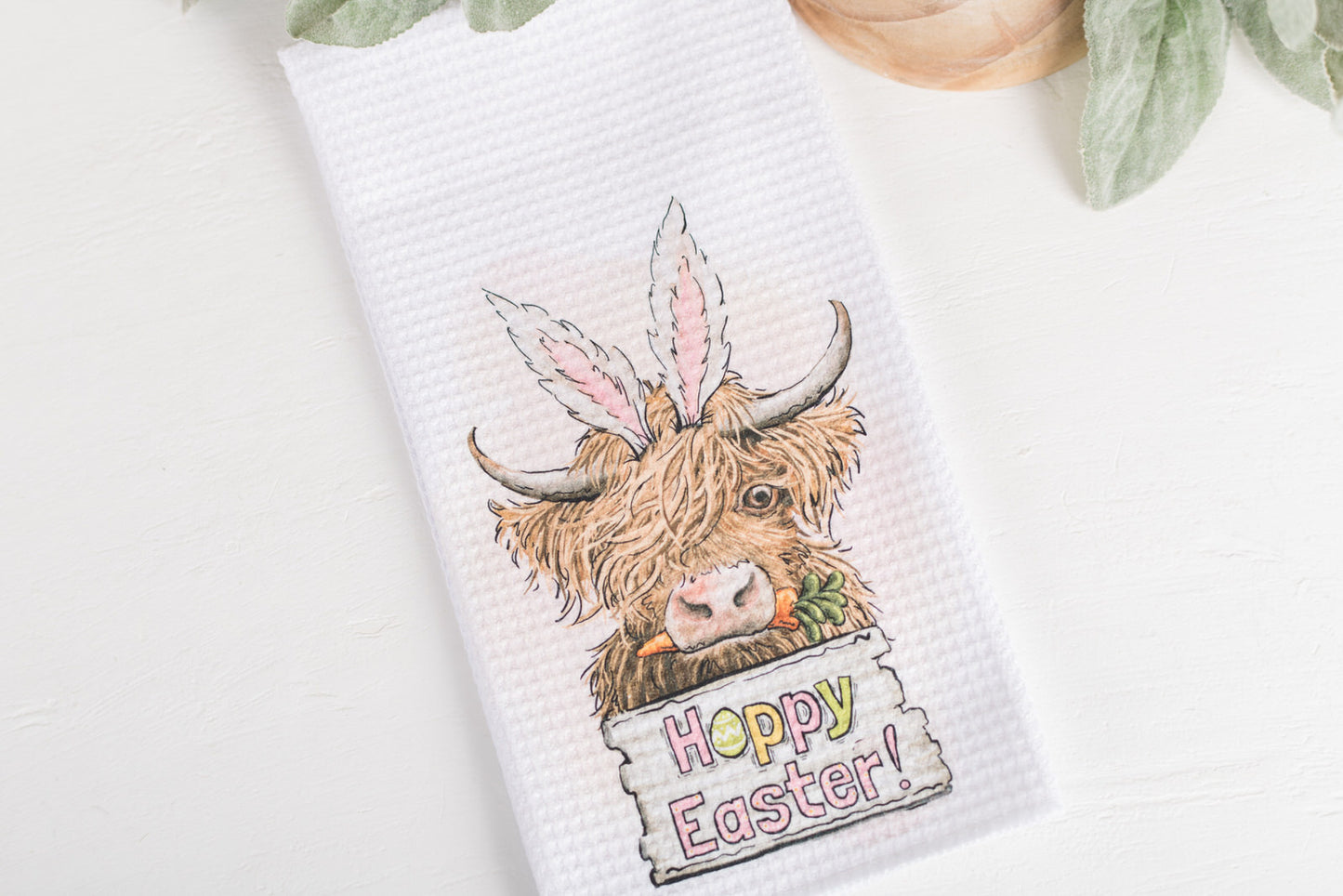 Whimsical Barnyard Easter Tea Towels
