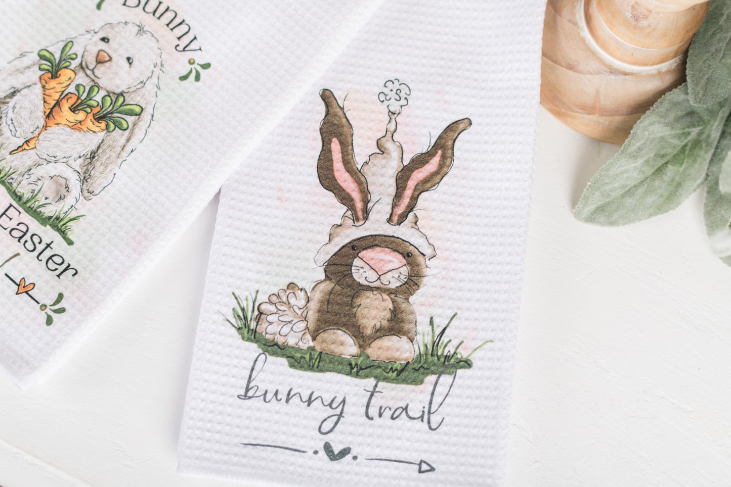Whimsical Easter Tea Towels
