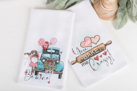 Whimsical Valentine Tea Towels