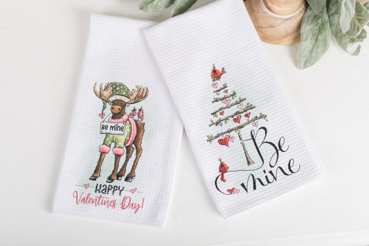 Whimsical Valentine Tea Towels
