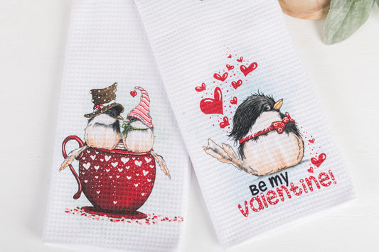 Whimsical Valentine Tea Towels