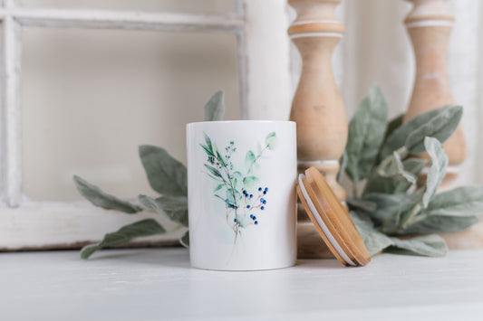 Winterberry Bathroom Jar - Medium