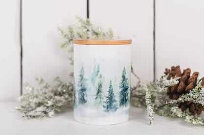 Forest Bathroom Jar - Medium