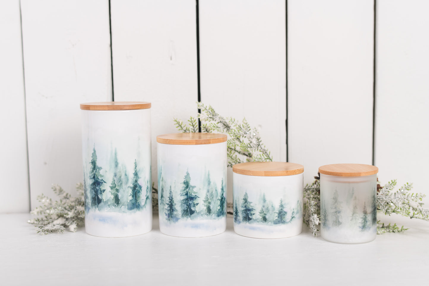 Forest Bathroom Jar - Medium