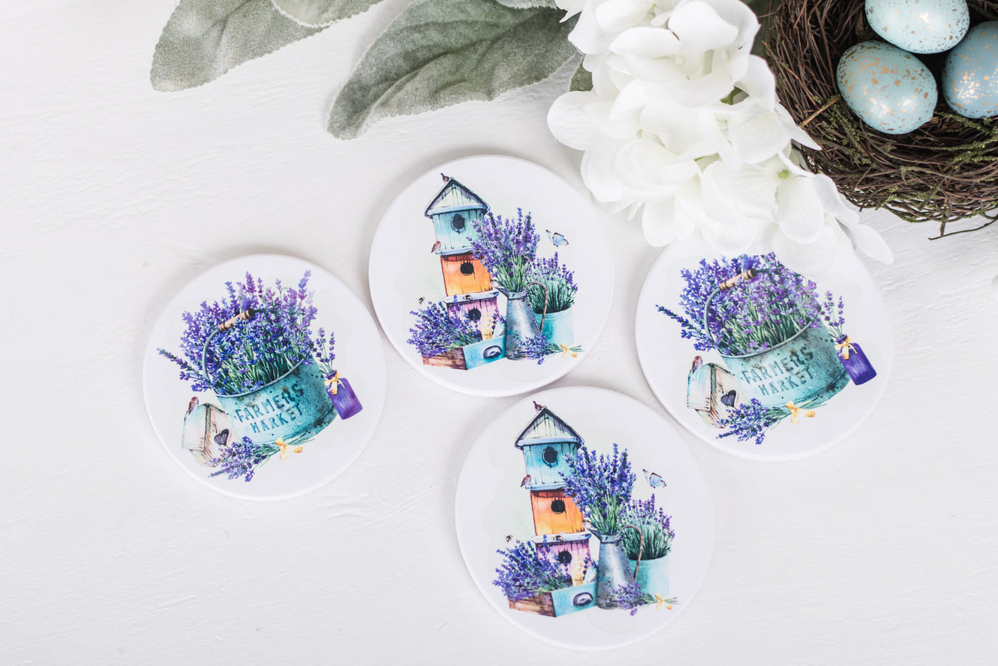 French Lavender Coasters