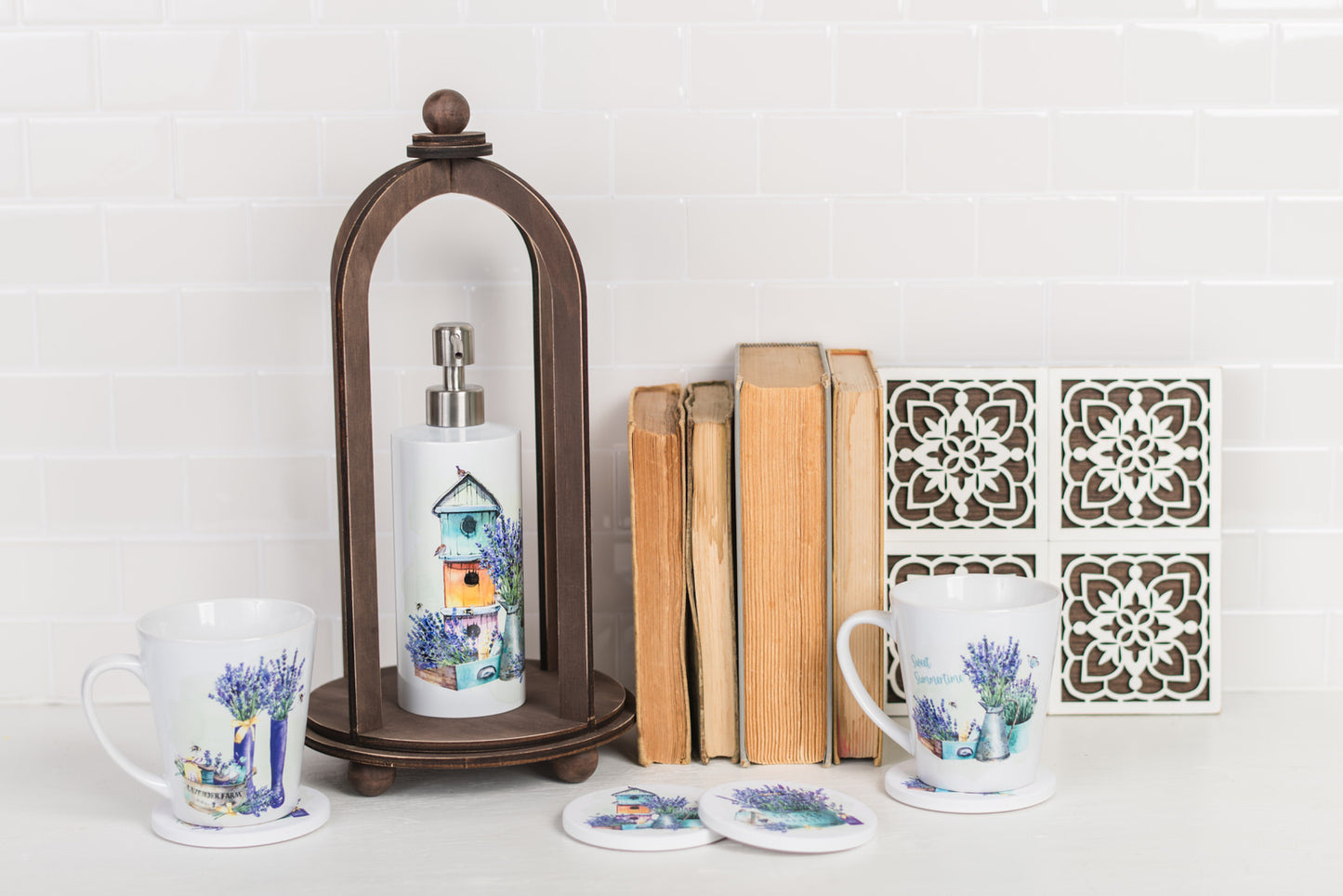French Lavender Soap Dispenser