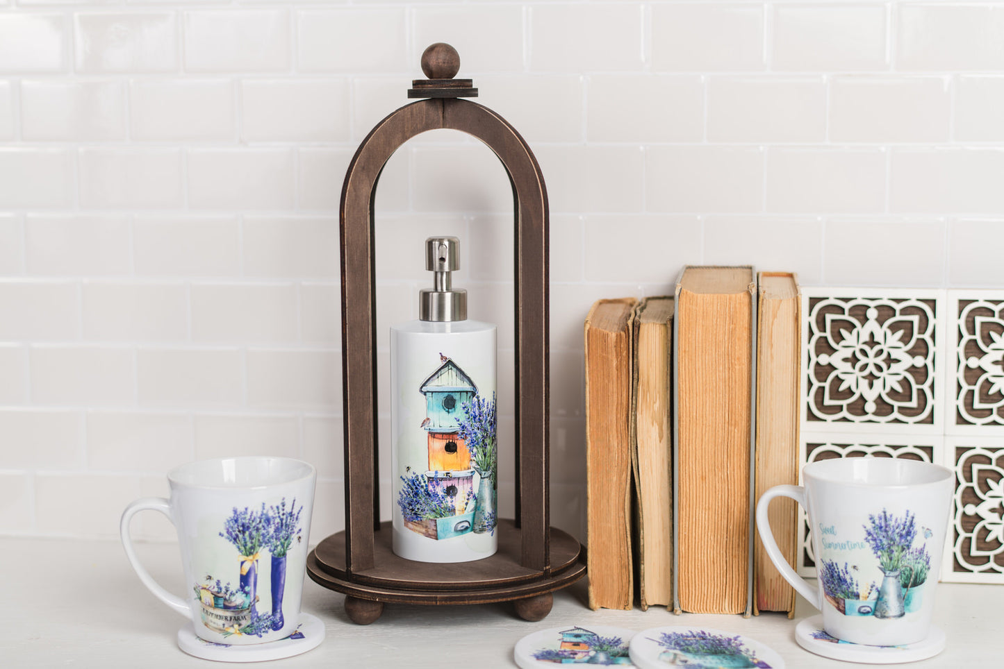 French Lavender Soap Dispenser