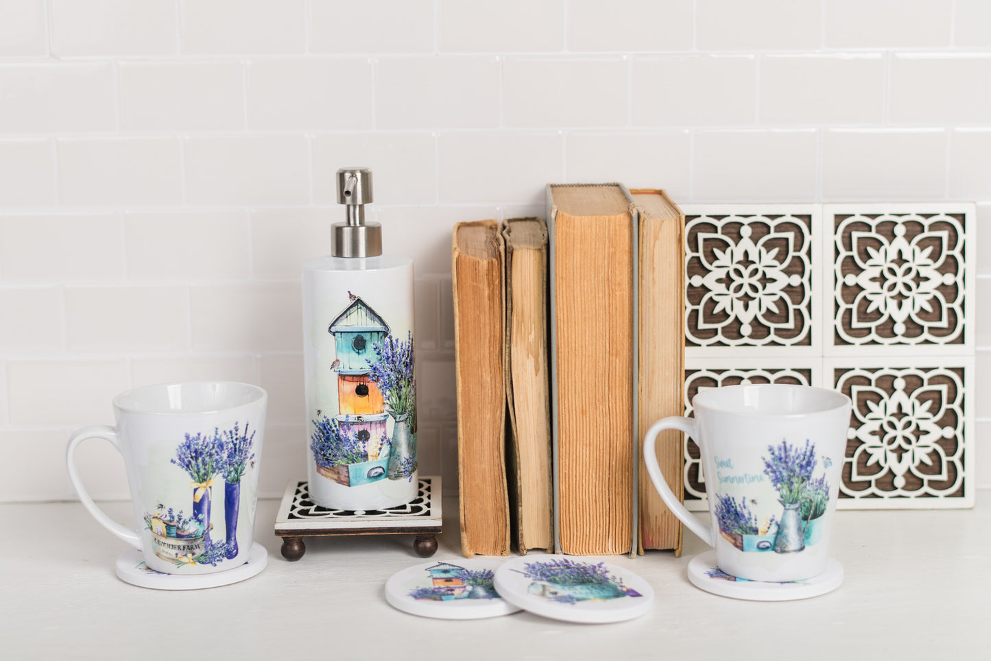 French Lavender Soap Dispenser