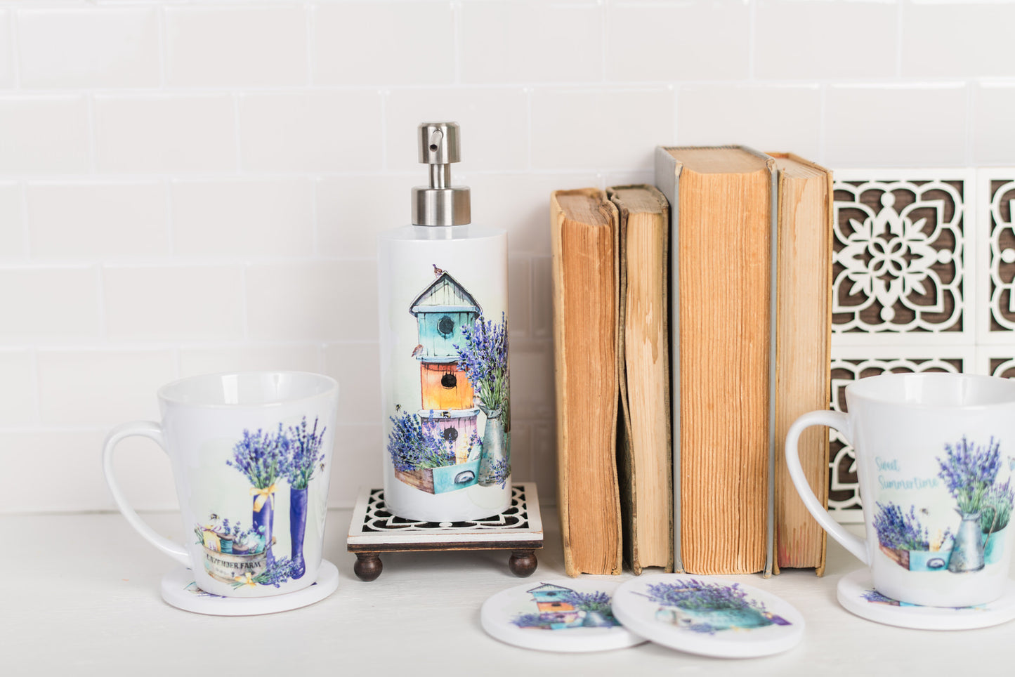 French Lavender Soap Dispenser