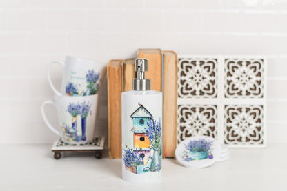 decorative soap in front of books