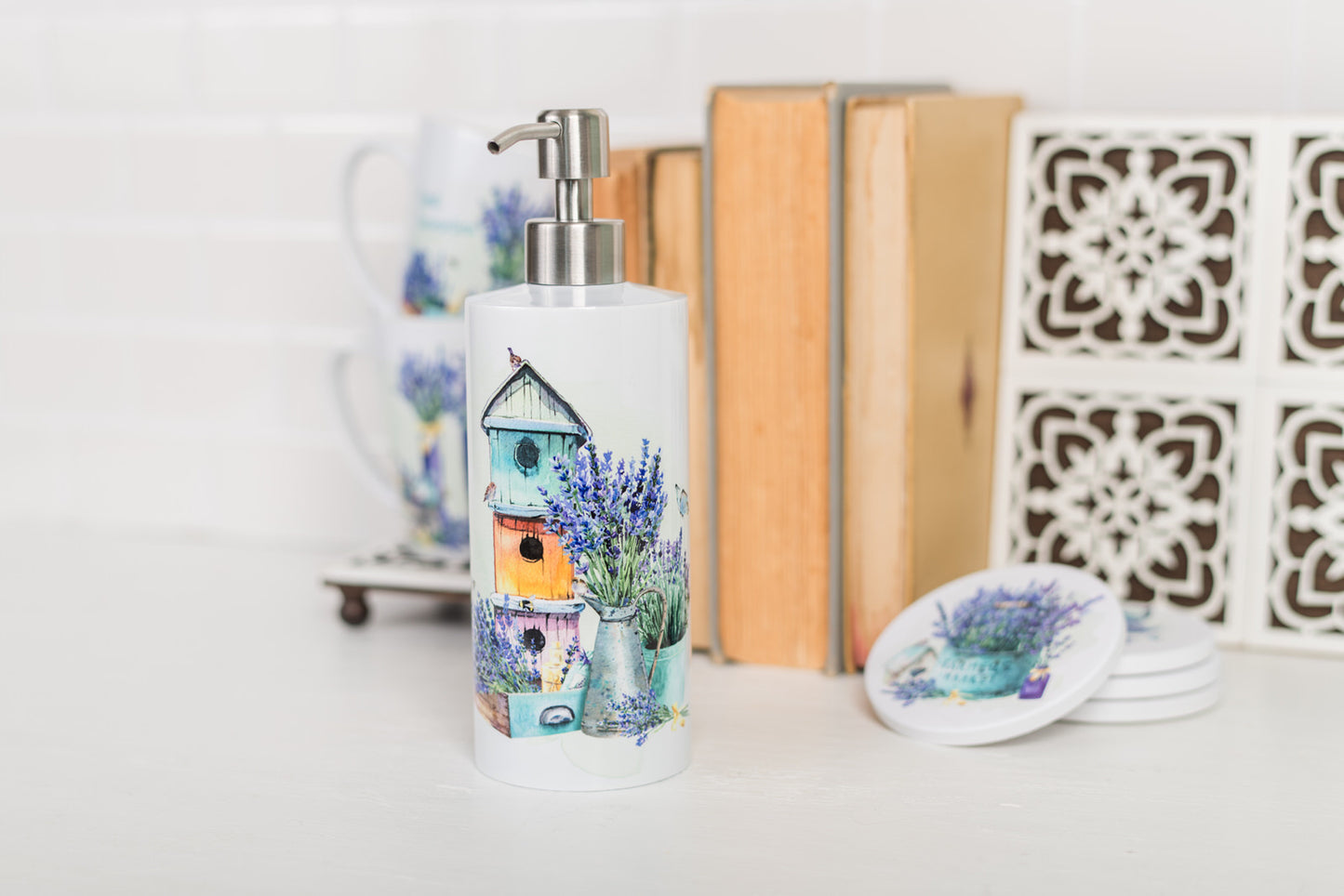 French Lavender Soap Dispenser