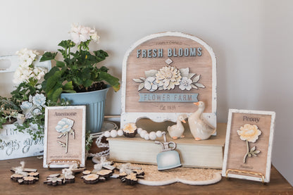 Fresh Blooms Floral Mini Frames DIY Kit