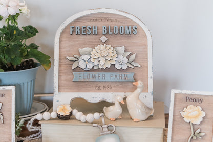 Fresh Blooms DIY Sign Board DIY Kit
