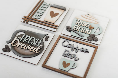 DIY Interchangeable Square 4.25" Kit - Fresh Brewed