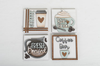 DIY Interchangeable Square 4.25" Kit - Fresh Brewed