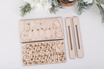 Fresh Carrots DIY Tiered Tray Kit