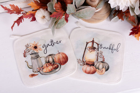 Cozy Autumn Pot Holders