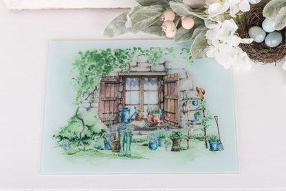 Country Garden Cutting Board