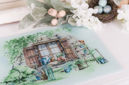 Country Garden Cutting Board