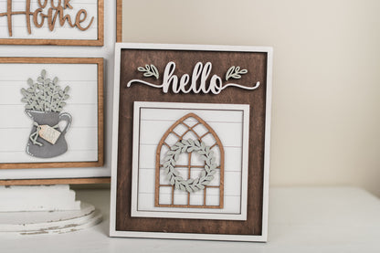 DIY Interchangeable Square 4.25" Kit - Bless Our Home